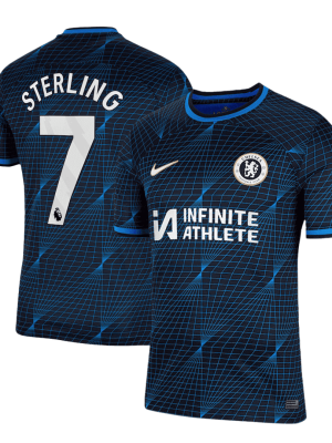 STERLING #7 Chelsea Away Soccer Jersey 2023/24