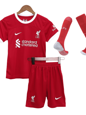 Liverpool Home Kids Jerseys Full Kit 2023/24