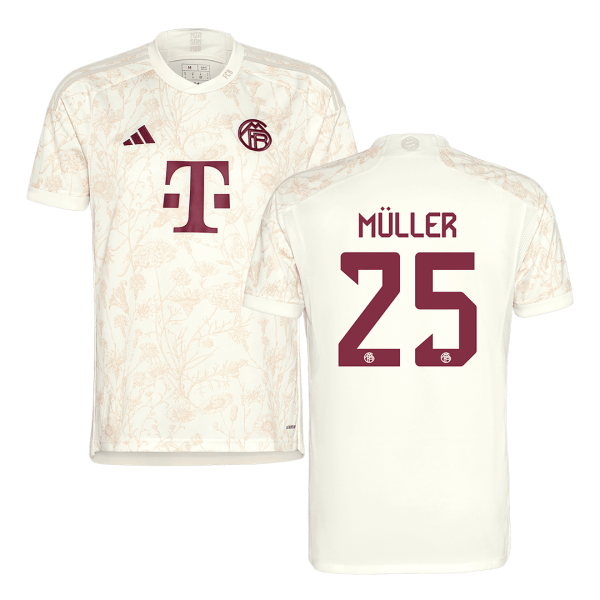 M?LLER #25 Bayern Munich Third Away Soccer Jersey 2023/24