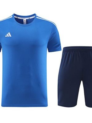 Customize Team Jersey Kit(Shirt+Short) Blue AD02