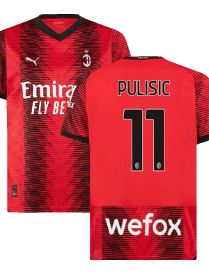 PULISIC #11 AC Milan Home Jersey 2023/24