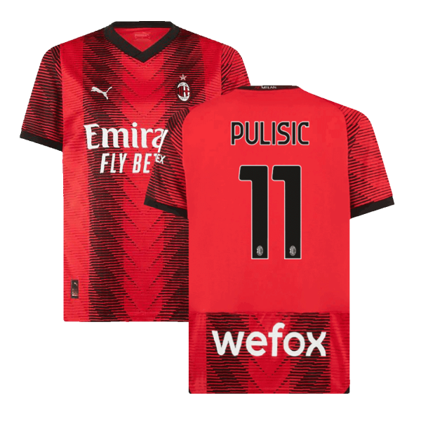 PULISIC #11 AC Milan Home Jersey 2023/24