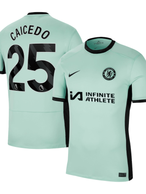 CAICEDO #25 Chelsea Third Away Soccer Jersey 2023/24