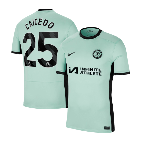 CAICEDO #25 Chelsea Third Away Soccer Jersey 2023/24