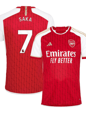 SAKA #7 Arsenal Home Jersey 2023/24