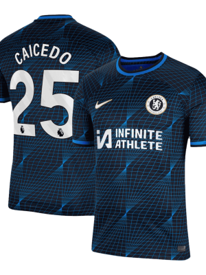 CAICEDO #25 Chelsea Away Soccer Jersey 2023/24