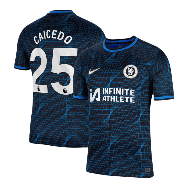 CAICEDO #25 Chelsea Away Soccer Jersey 2023/24