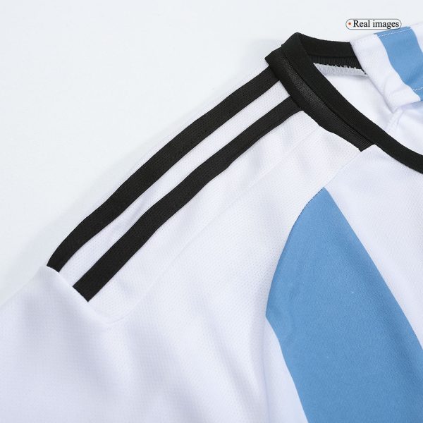 J. ALVAREZ #9 Argentina Three Stars Home Jersey 2022