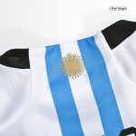 New MESSI #10 Argentina Three Stars Home 2022 Champion Jersey