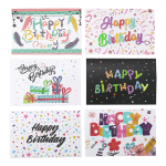 1 Pcs Random Style Personalized Birthday Greeting Card