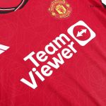 Manchester United Home Long Sleeve Soccer Jersey 2023/24