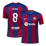 PEDRI #8 Barcelona Home Jersey 2023/24