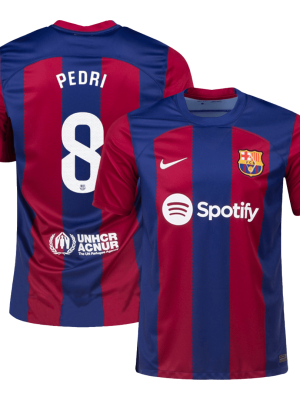 PEDRI #8 Barcelona Home Jersey 2023/24