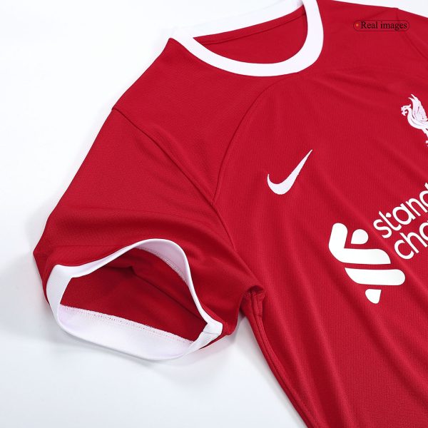 VIRGIL #4 Liverpool Home Soccer Jersey 2023/24