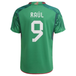 Raúl #9 Mexico Home Jersey World Cup 2022