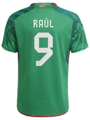 Raúl #9 Mexico Home Jersey World Cup 2022