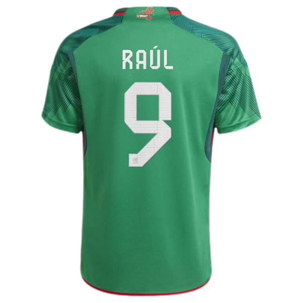 Raúl #9 Mexico Home Jersey World Cup 2022