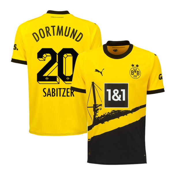 SABITZER #20 Borussia Dortmund Home Jersey 2023/24