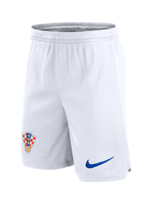 Croatia Home Soccer Shorts 2022