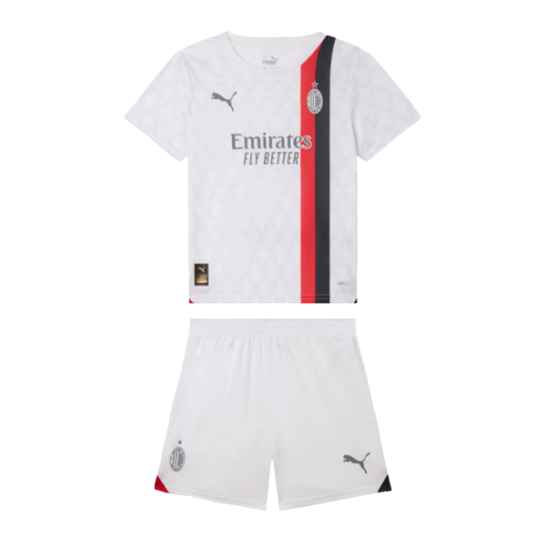 AC Milan Away Kids Soccer Jerseys Kit 2023/24