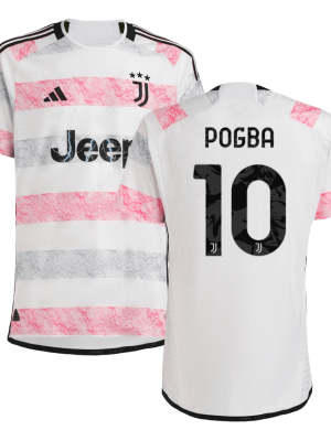 POGBA #10 Juventus Away Authentic Soccer Jersey 2023/24