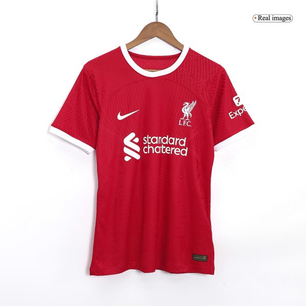 VIRGIL #4 Liverpool Home Authentic Soccer Jersey 2023/24