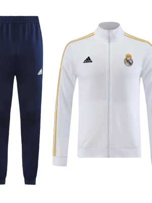 Real Madrid Jacket Tracksuit 2023/24 White