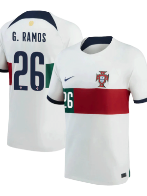 G.RAMOS #26 Portugal Away Jersey World Cup 2022