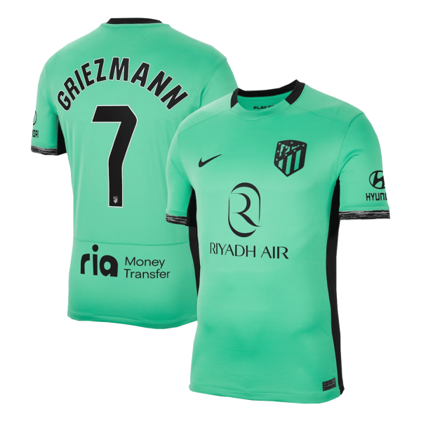 GRIEZMANN #7 Atletico Madrid Third Away Soccer Jersey 2023/24