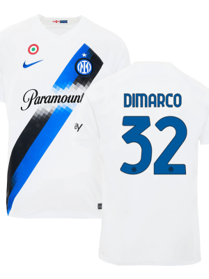 DIMARCO #32 Inter Milan Away Soccer Jersey 2023/24