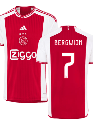 BERGWIJN #7 Ajax Home Soccer Jersey 2023/24