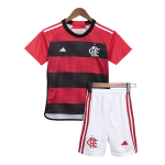 CR Flamengo Home Kids Jerseys Kit 2023/24