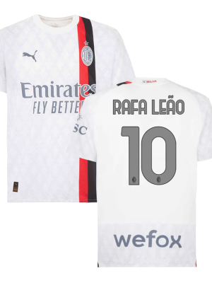 RAFA LE?O #10 AC Milan Away Soccer Jersey 2023/24