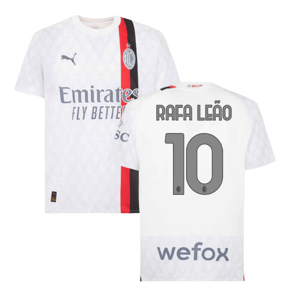 RAFA LE?O #10 AC Milan Away Soccer Jersey 2023/24