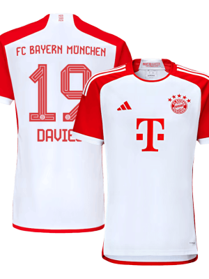 DAVIES #19 Bayern Munich Home Jersey 2023/24