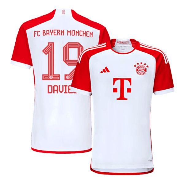 DAVIES #19 Bayern Munich Home Jersey 2023/24