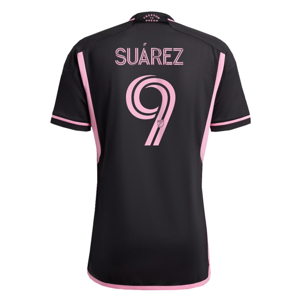 SU?REZ #9 Inter Miami CF Away Authentic Soccer Jersey 2023