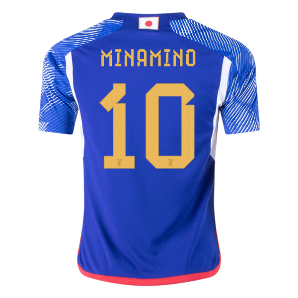 MINAMINO #10 Japan Home Jersey World Cup 2022