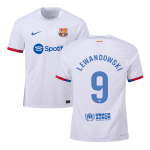 LEWANDOWSKI #9 Barcelona Away Authentic Jersey 2023/24