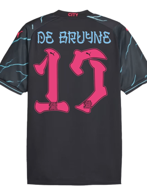 DE BRUYNE #17 Manchester City Japanese Tour Printing Third Away Jersey 2023/24