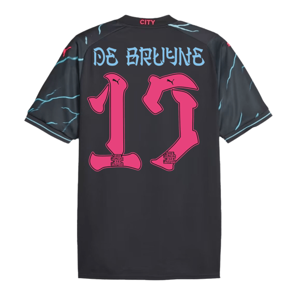 DE BRUYNE #17 Manchester City Japanese Tour Printing Third Away Jersey 2023/24