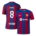 PEDRI #8 Barcelona Home Authentic Jersey 2023/24