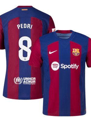 PEDRI #8 Barcelona Home Authentic Jersey 2023/24