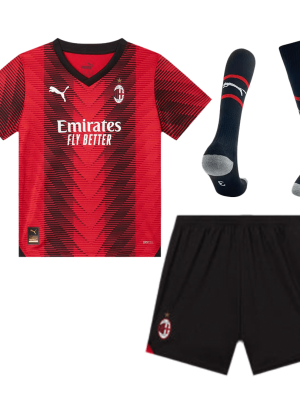 AC Milan Home Kids Jerseys Full Kit 2023/24