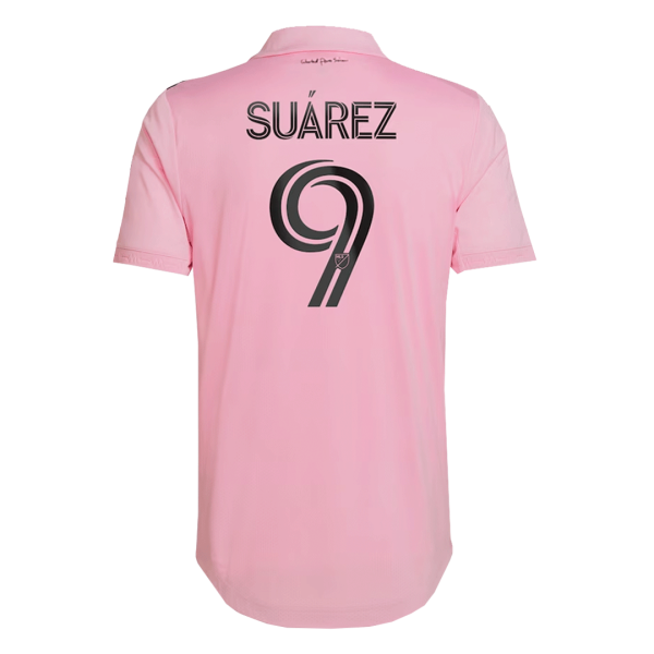 SU?REZ #9 Inter Miami CF Home Authentic Soccer Jersey 2022