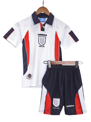 England Home Kids Soccer Jerseys Kit 1998