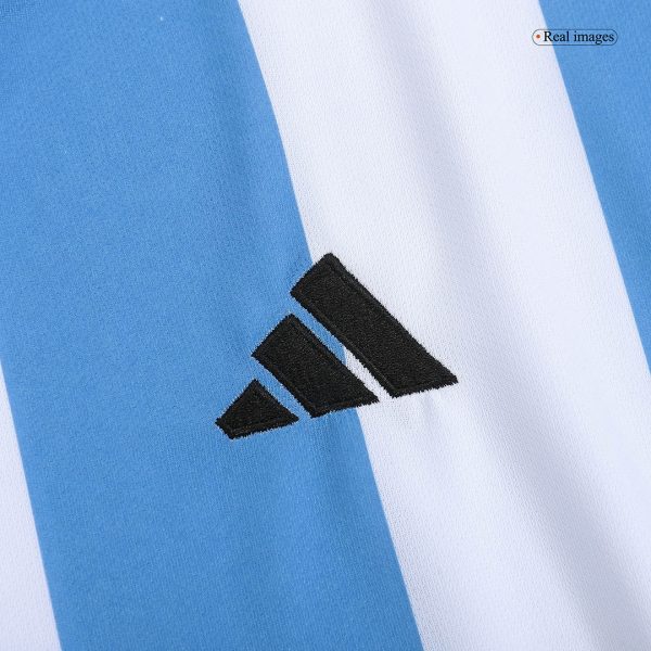 J. ALVAREZ #9 Argentina Three Stars Home Jersey 2022