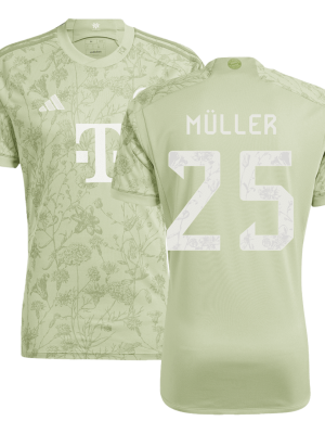 M?LLER #25 Bayern Munich Soccer Jersey 2023/24