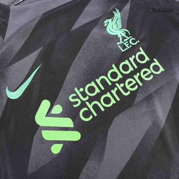 Liverpool Goalkeeper Kids Soccer Jerseys Kit 2023/24