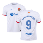 LEWANDOWSKI #9 Barcelona Away Jersey 2023/24